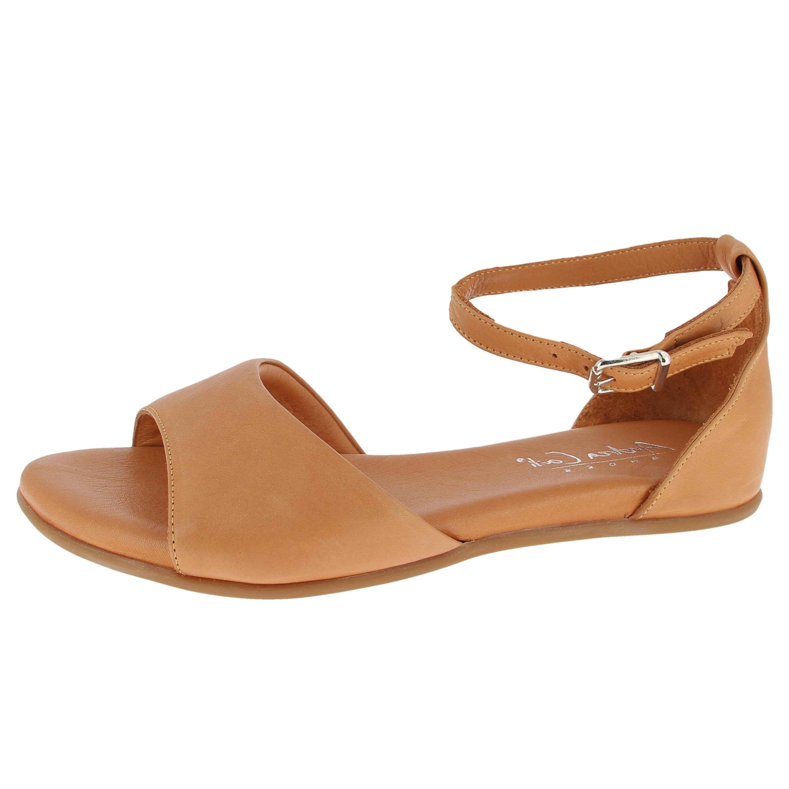 Andrea Conti Women's Sandals, Cognac, 5 UK