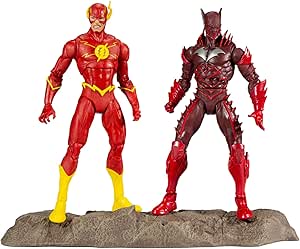 DC Multiverse Earth -52 Batman (Red Death) and The Flash 7" Action Figure Multipack