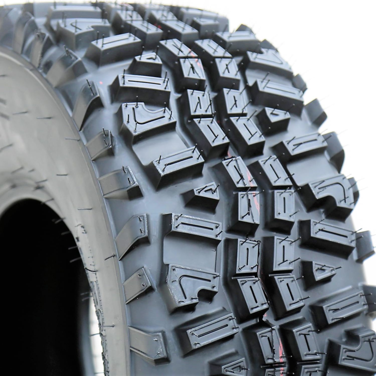 Set Of 2 (TWO) Forerunner Venus ATV UTV Mud Off-Road Tires-24x11.00-10 24x11-10 24x11x10 52F Load Range 6 Ply BSW Black Side Wall