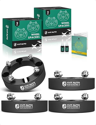 Miniatura 10 de YHTAUTO Espaciadores de rueda para todoterreno 4x137mm 2 pulgadas con M10 x 1.25 y 110mm de diámetro central. Compatible con Bombardier, Can-Am