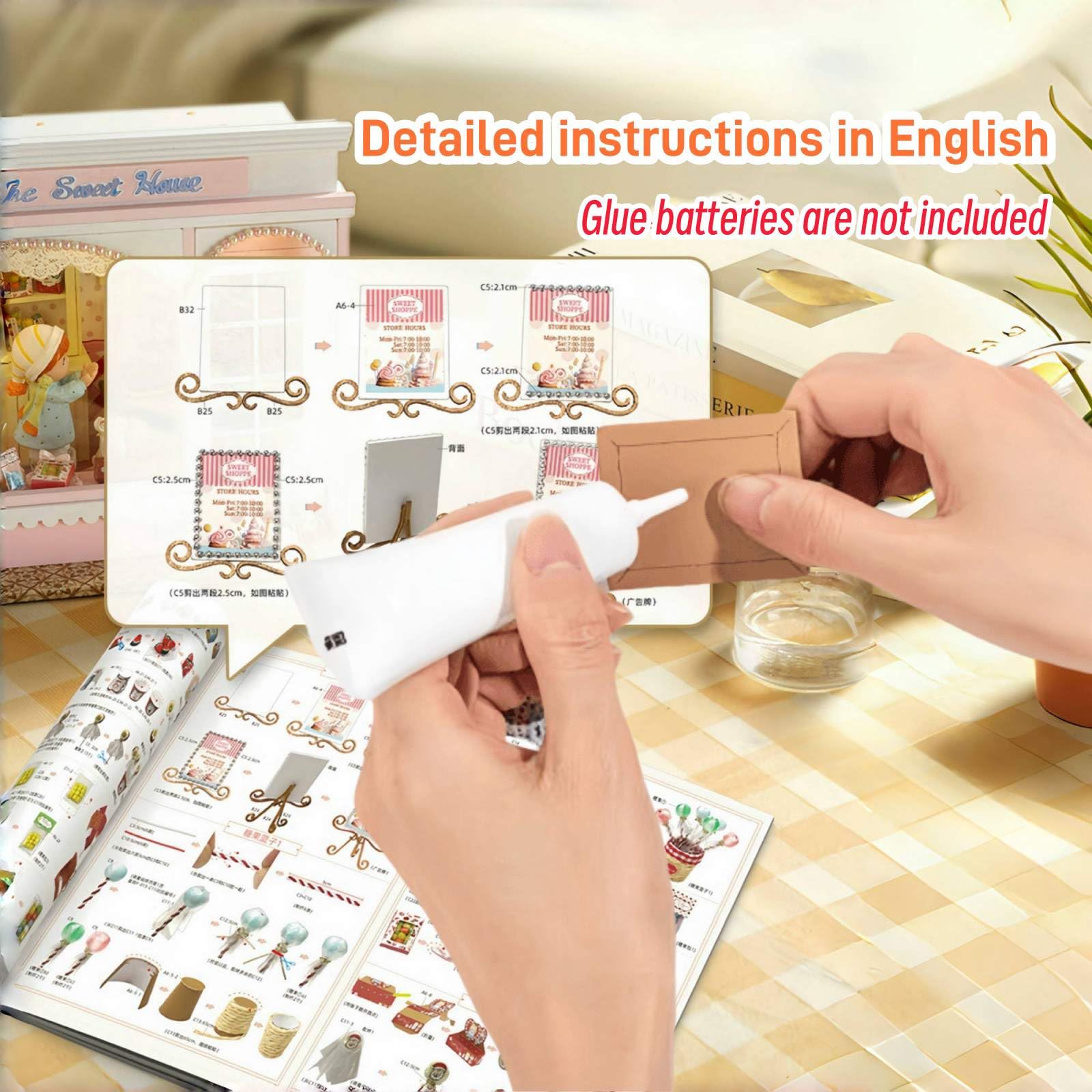 Amazon | DIYミニチュアドールハウスキット - おとぎ話シリーズ、大人