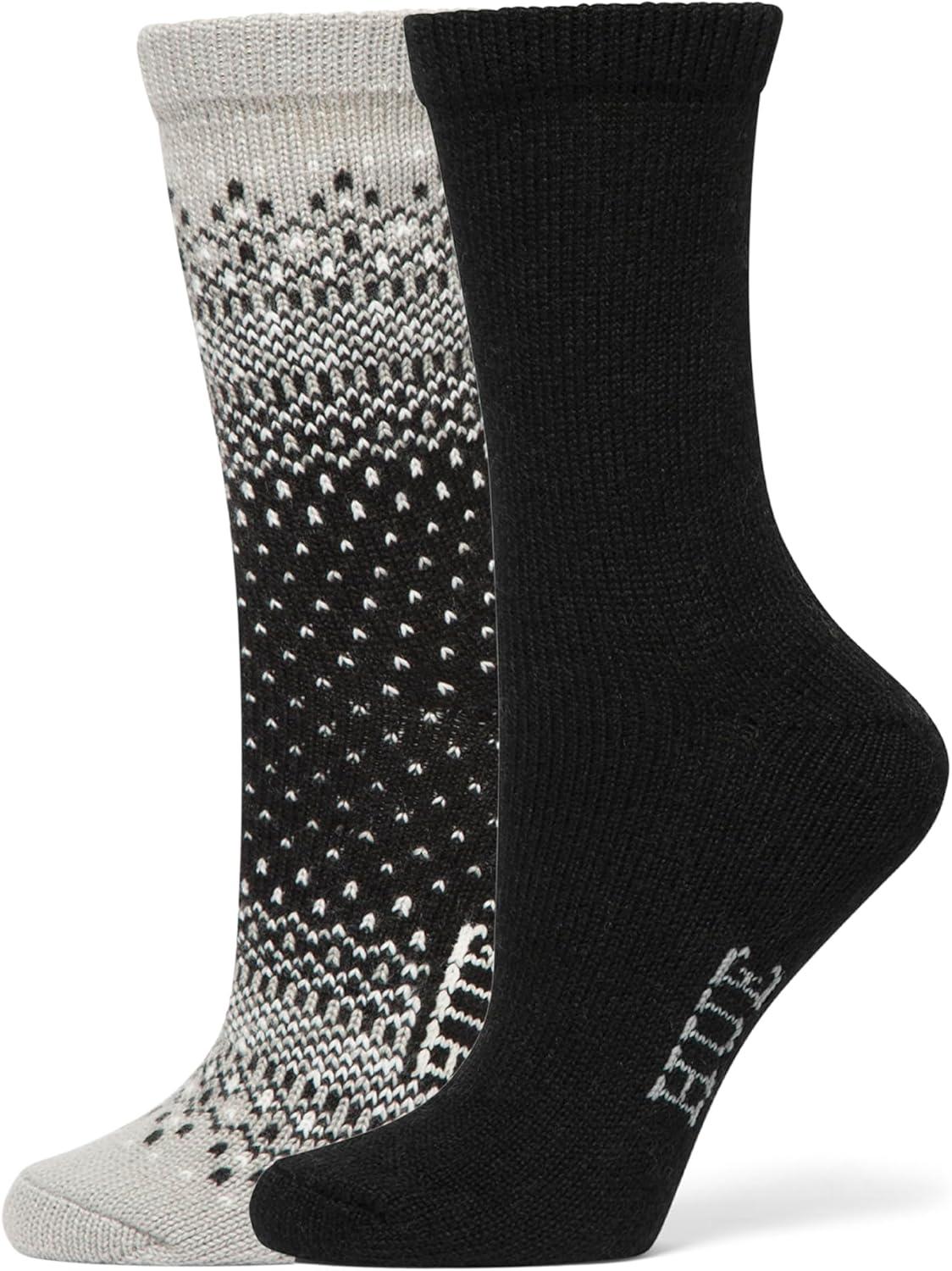 HUE womens Crew Length Boot Socks, 2 Pair Pack - Image 2