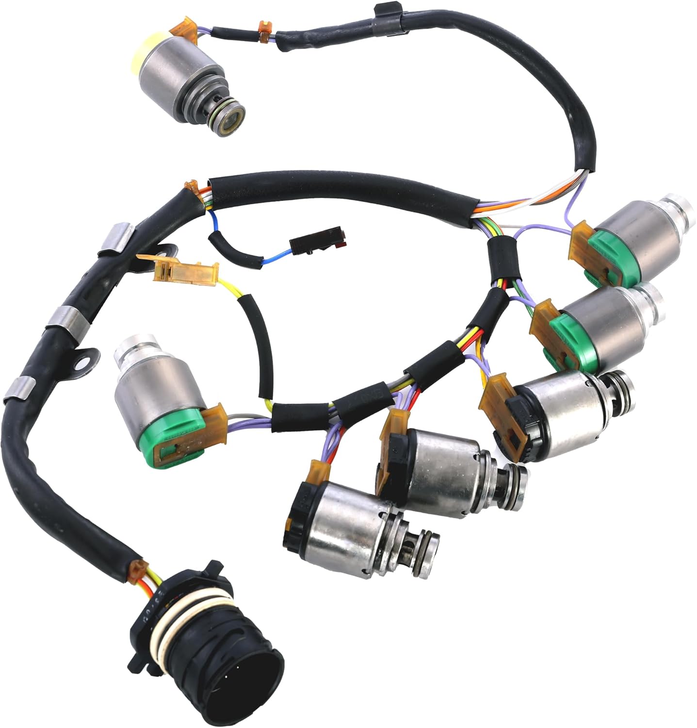 CAREONLINE 5HP19 Automatic Transmission Solenoid Valve Kit with Harness ZF5HP-19FL Fits for B M-W Pros-che Au-di A6 A8 S4, OE: ZF1068298035