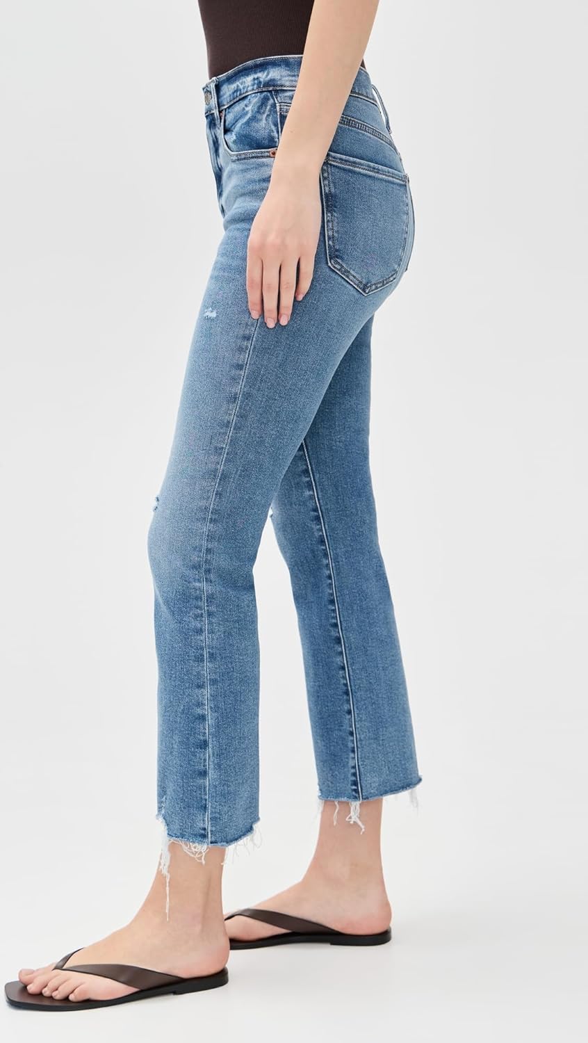 DAZE Women's Shy Girl Crop Flare Jeans - Image 4