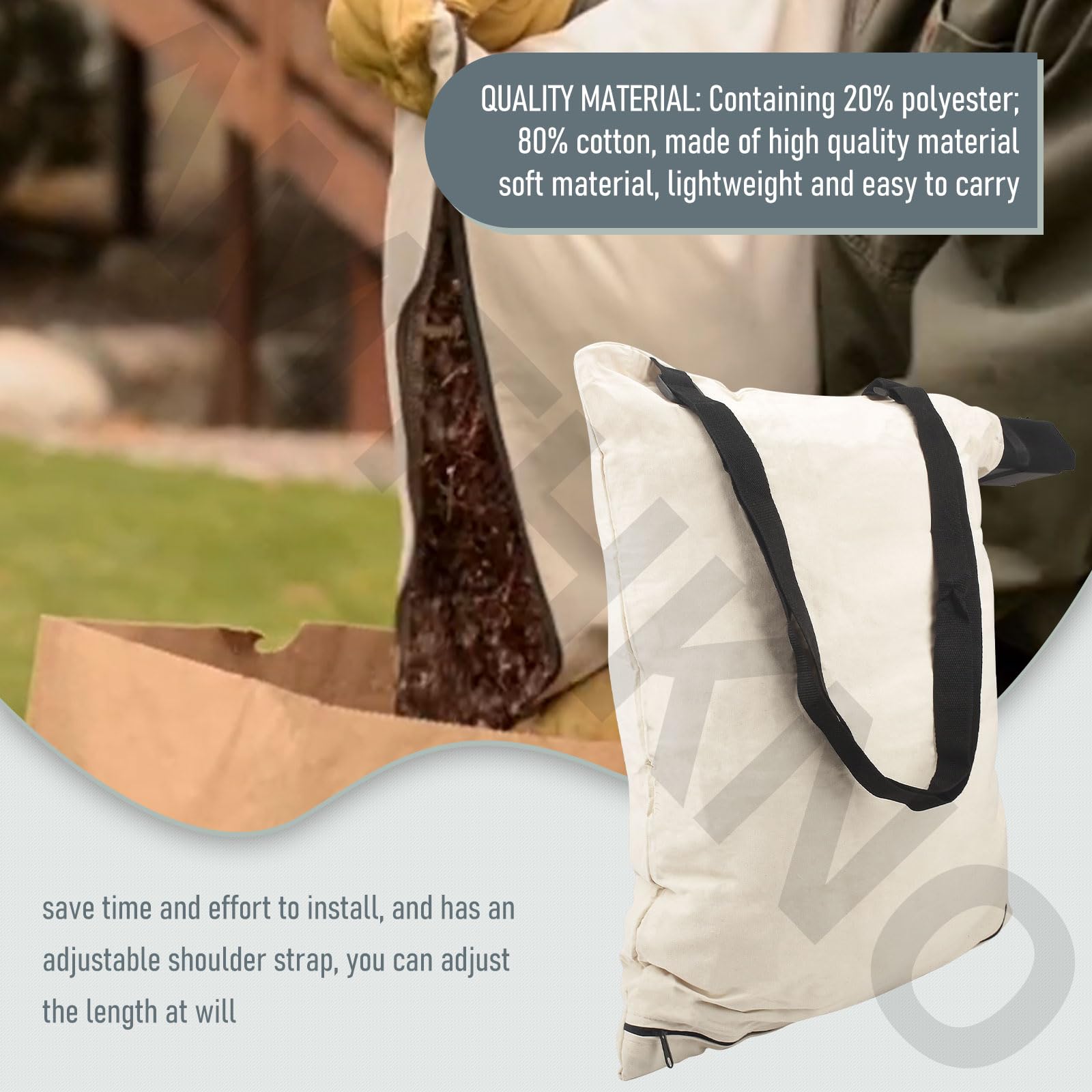 Confezione Da 2 Sacchetti Sottovuoto 127-7040 Compatibili Con Soffiatore A Vuoto Toro, 127-7040, Sacchetti Per Aspirapolvere Per Detriti E Detriti - Foto 8