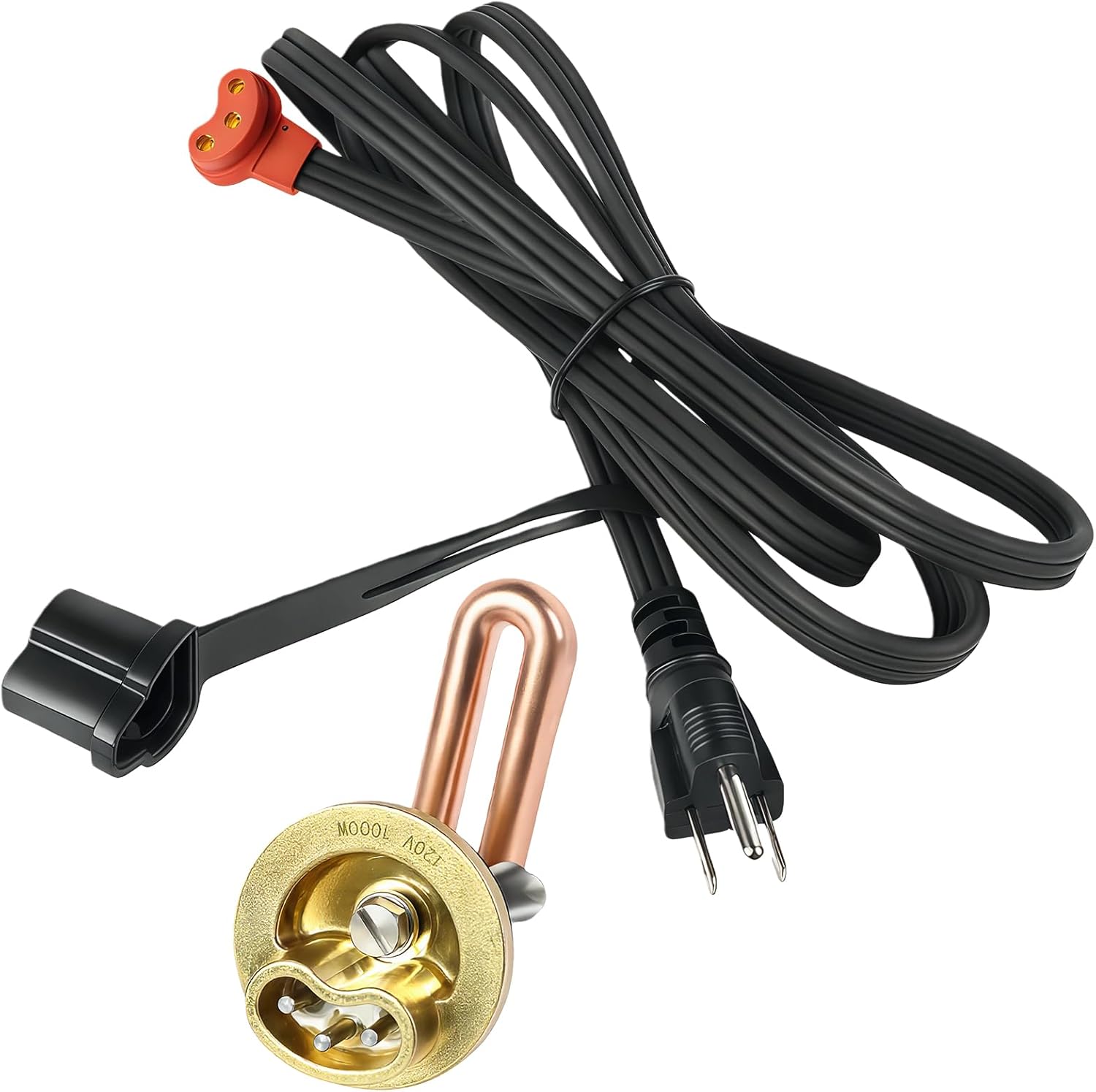 3100130 Engine Block Heater Compatible with Chevrolet and GMC 2001-2008 V8-6.6L, Fit for Diesel (Duramax) 2007-2015 V8-6.6L,40mm Diameter | CSA Approved | 120 Volts | 1000 Watts