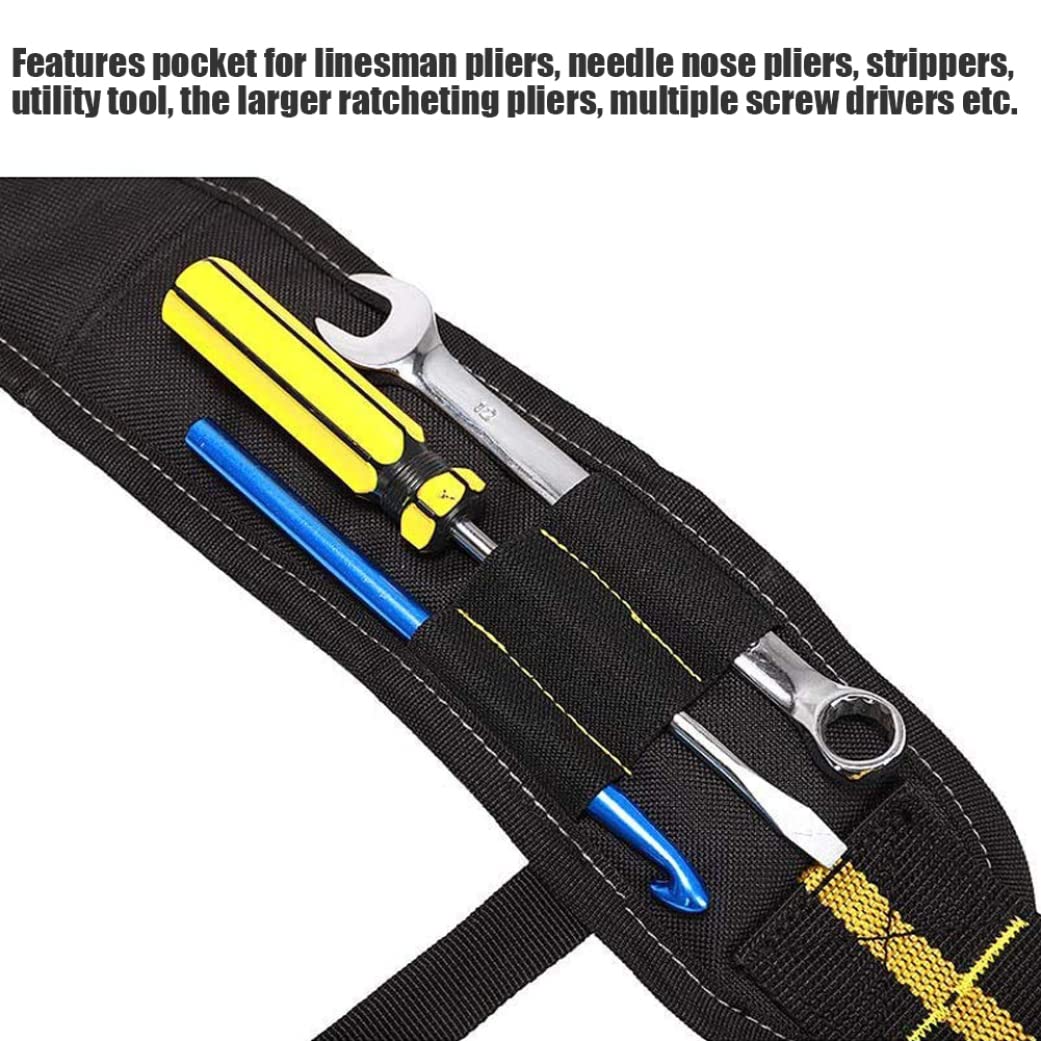 Terreteros de cinturón de herramientas, tirantes acolchados de 3 puntos, tirantes de cinturón de servicio pesado en forma de Y, tirantes de trabajo de soporte lumbar ajustable con bolsillo para carpi
