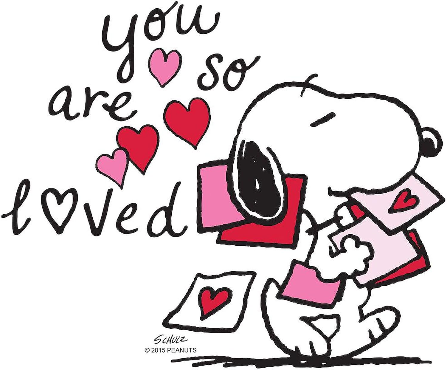 CafePress Snoopy You Are So Loved Large Mug 15 oz (444 ml) Ceramic Coffee Mug