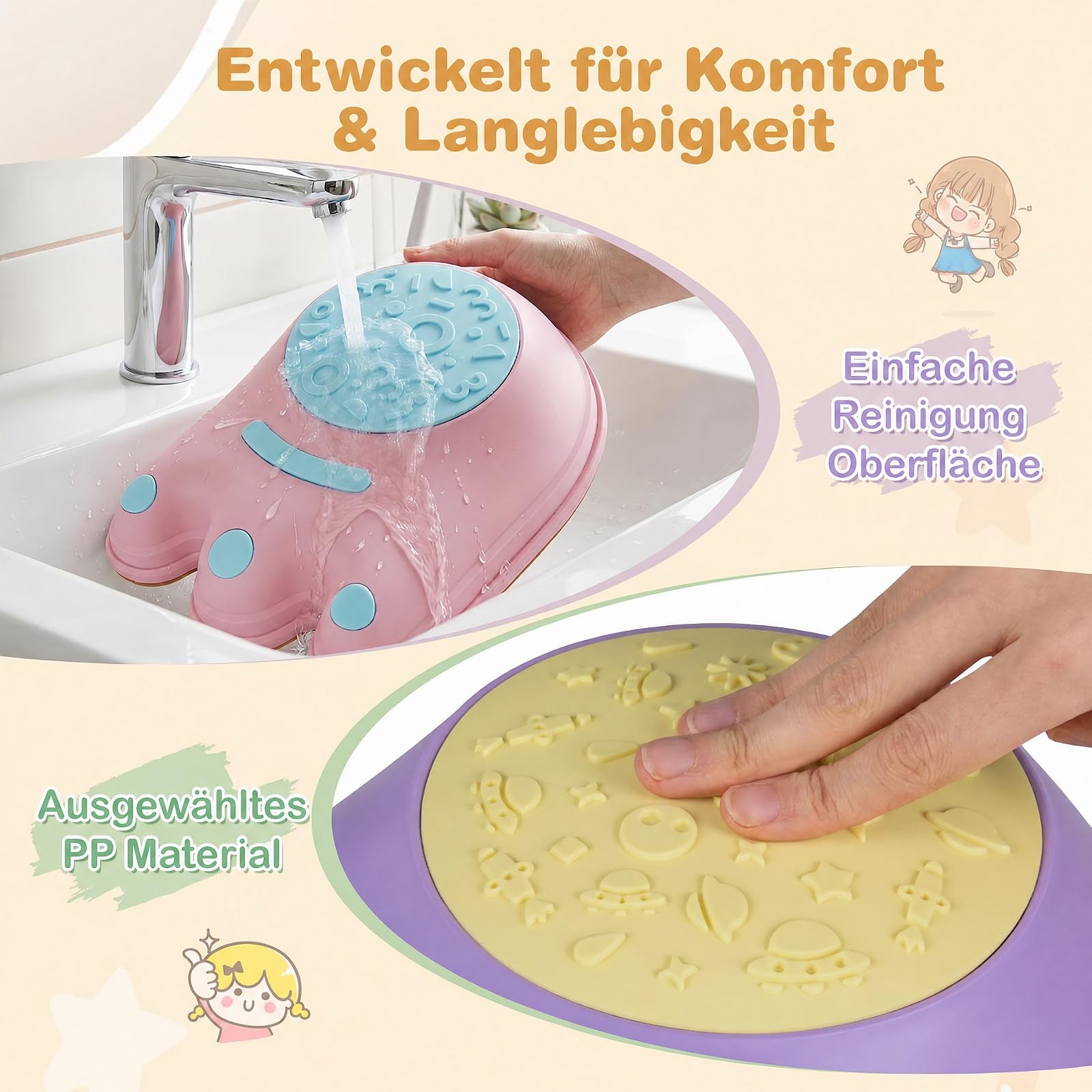 FANTASK Zestaw 6 kamieni do balansowania dla dzieci