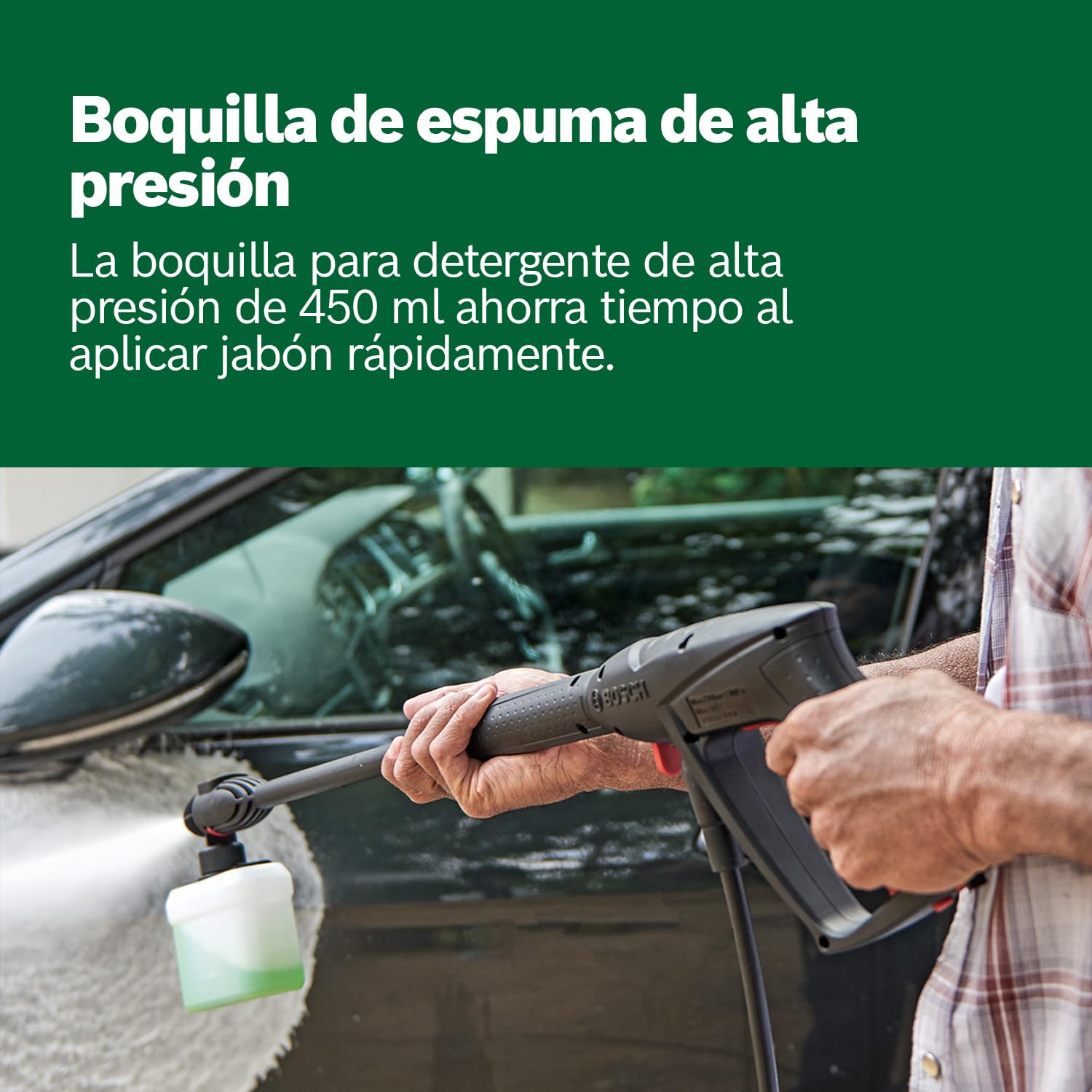 Bosch Hidrolimpiadora de Alta presión UniversalAquatak 130 | 130 bar de presión y 380 L/h (1700 W); incluye 2 boquillas, pistola, filtro, manguera de 6 m y cable de 5 m