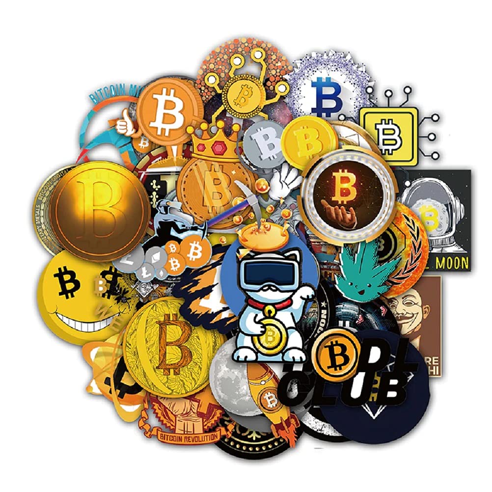 SetProducts Top Stickers ! Lot de 49 Stickers Bitcoins - Autocollants HD Non  Vulgaires - Idéal pour Personnaliser Vos cahiers, PC, Objets, Scrapbooking  ... : Amazon.fr: Informatique