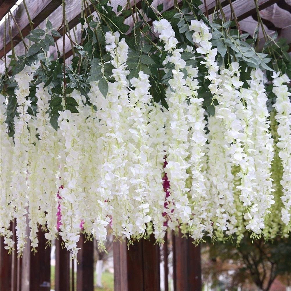 15 stengels Kunstmatige Wisteria Wijnstokken, Nep Wisteria