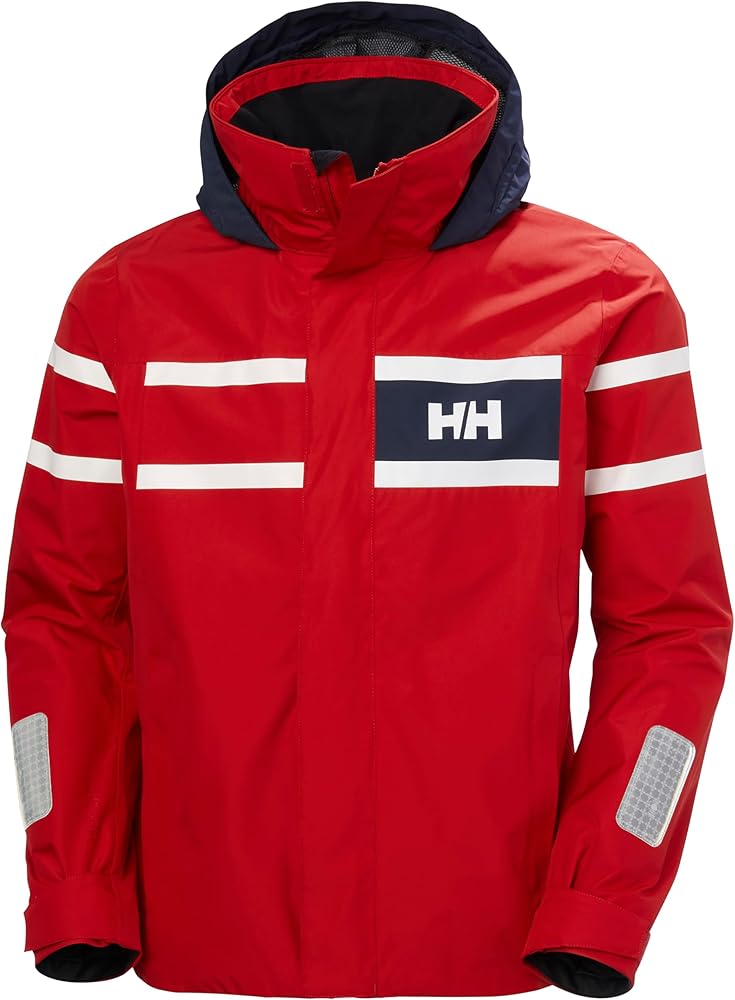 Helly-Hansen Men's Salt Inshore Jacket, 162 Red, Small at Amazon