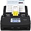 ScanSnap iX1600 Black Document Scanner – Desktop, A4, Double Sided with WiFi, Touchscreen, USB 3.2, ADF