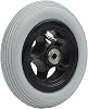 For Ottobock Electric Wheelchair Front Wheel 15 cm Outer Diameter 3.3 cm Width Rubber and Metal Build (42 by 6-inch)