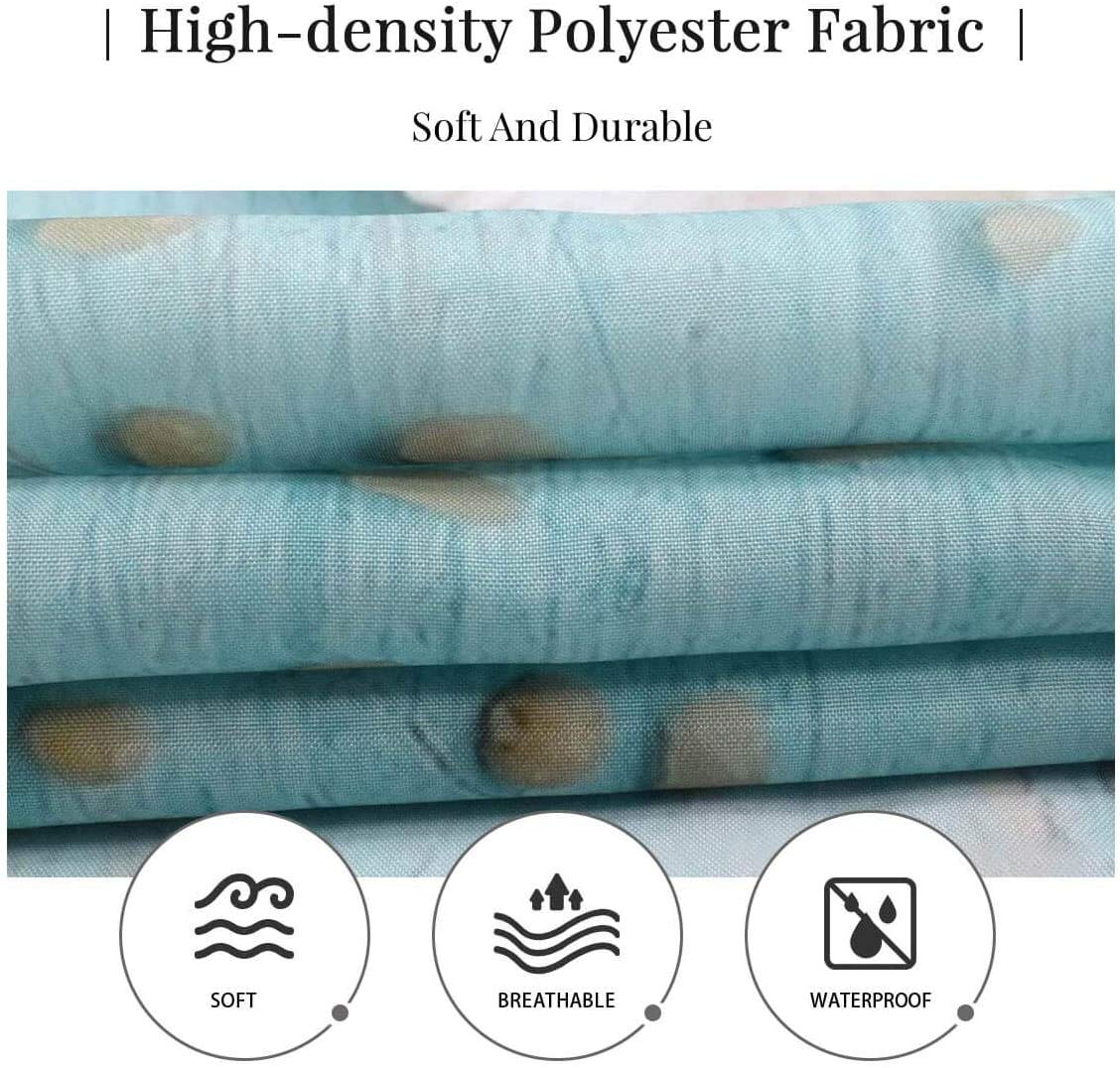 Zokyer Seestern Duschvorhang Set – Meeresthema Mit Rutschfesten Matten & Toilettendeckel