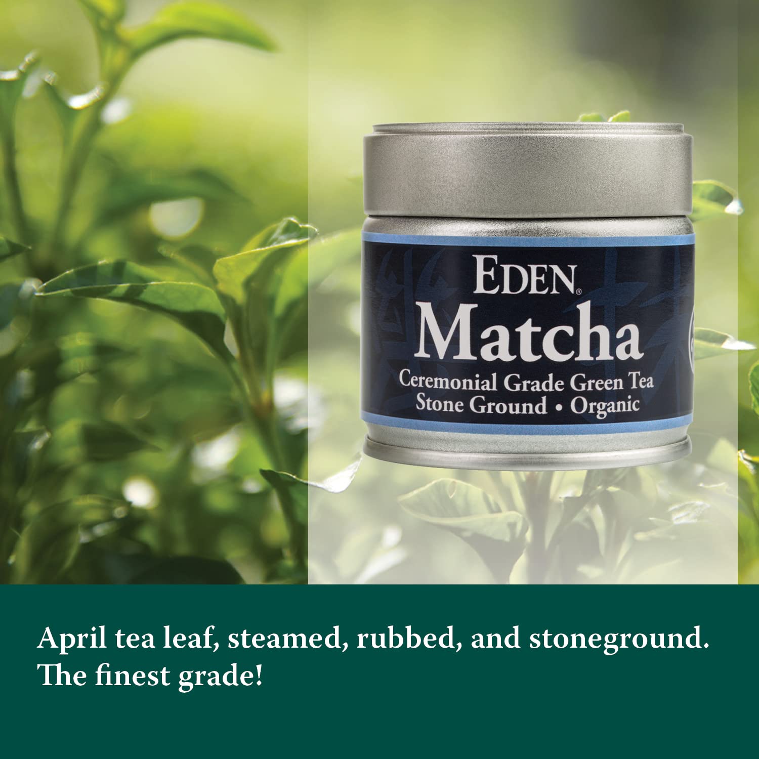 Eden Organic Matcha Green Tea Powder Ceremonial Grade Stone Ground from Japan 30 g — view 3