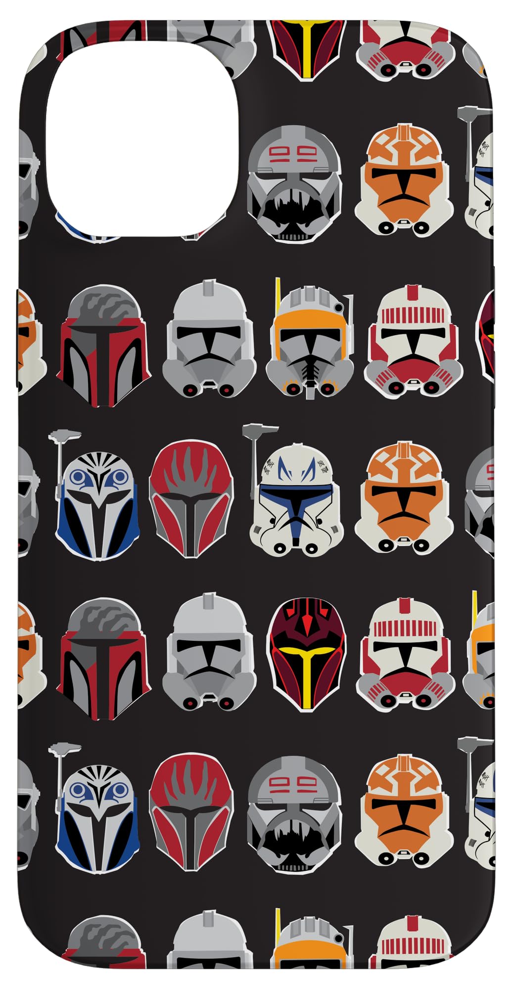 Coque iPhone 14 Plus Star Wars au bureau comme en déplacement look Clone Wars
