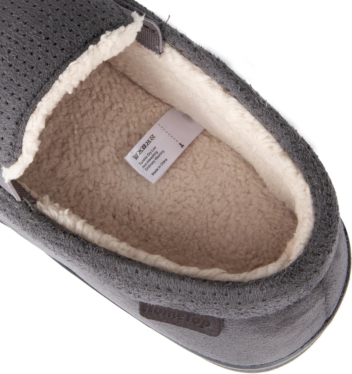 VeraCosy Men's Comfy Suede Memory Foam Moccasin Slippers Warm Sherpa Lining House Shoes with Anti-Skid Rubber Sole 9 71mmZ4lzbuL. AC SL1500