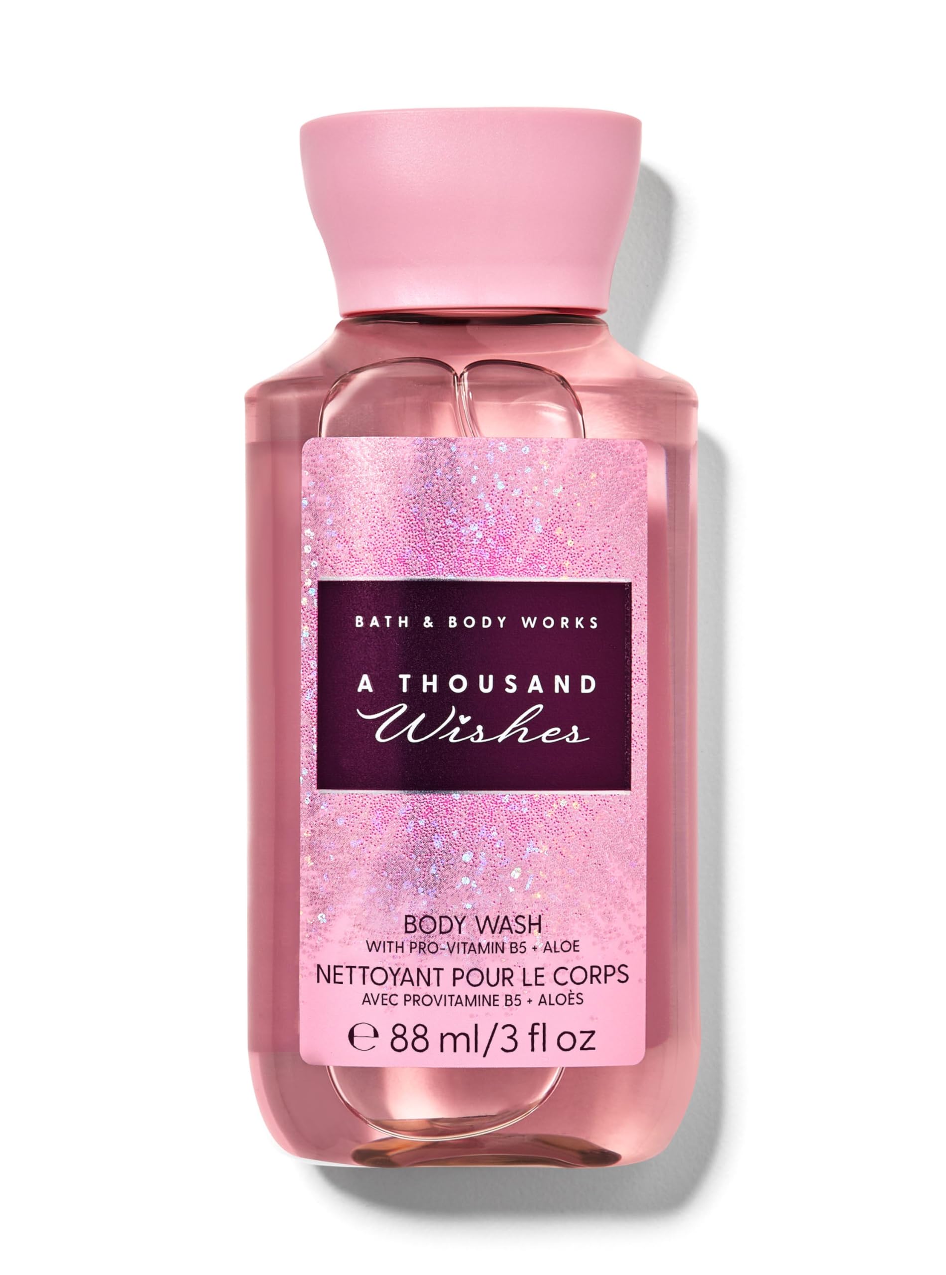 Bath & Body Works A Thousand Wishes Travel Size Body Wash | Shower Gel Body Wash | Enriched with Shea Butter, Luxury Fragrance Bath & Shower Cleanser for Women Fragrance - Warm & Woodsy | Gender - Unisex| 88 ml / 3 fl oz-picture-34