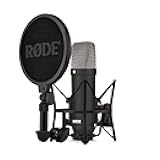 RØDE NT1 Signature Series Condenser Microphone with SM6 Shockmount and Pop Filter - Black