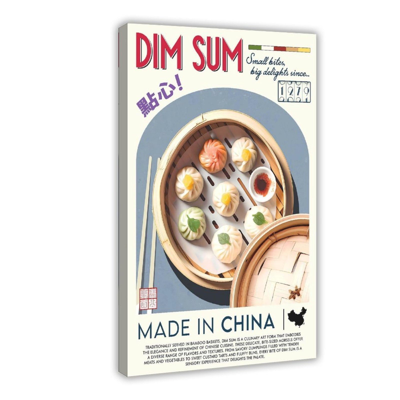 Impression sur toile Dim Sum de qualité pour chambre - 8