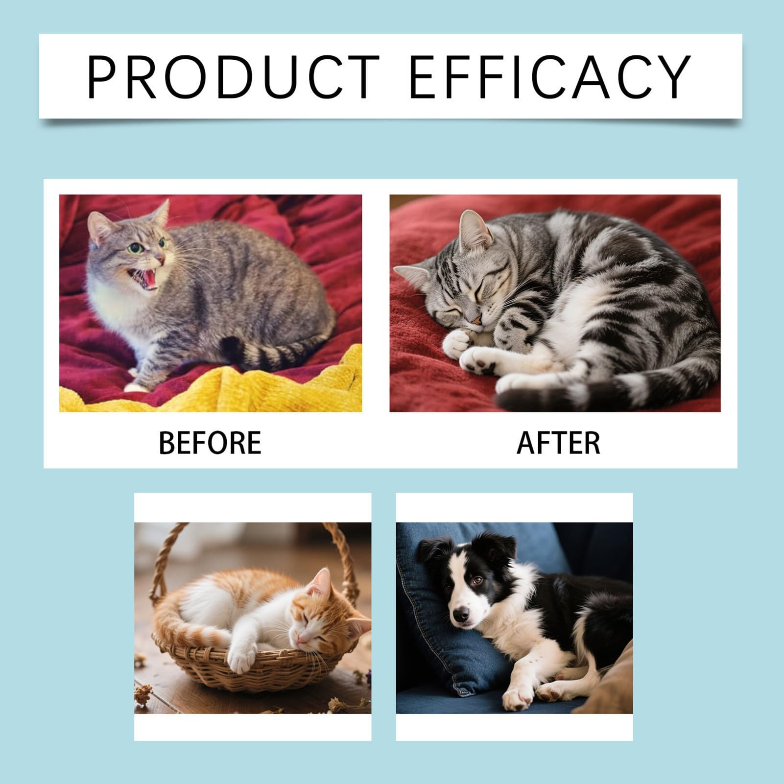 Diffuseur de phéromones apaisantes - Kit diffuseur apaisant | anxiété pour chats, sédatif pour - 60 ml Support de sommeil des sédatifs apaisants - Relaxant pour soulager l