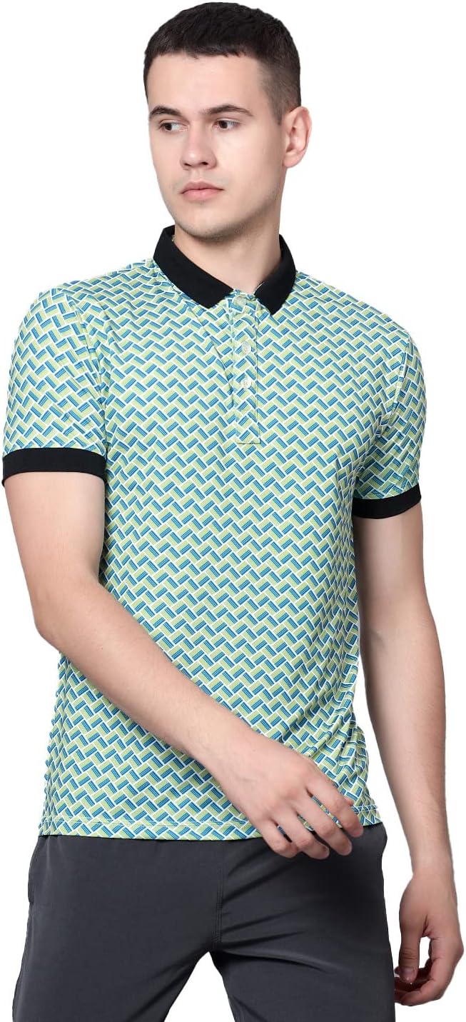 SHIV NARESH Regular Fit Solid Color Mens Polyester Polo Shirt