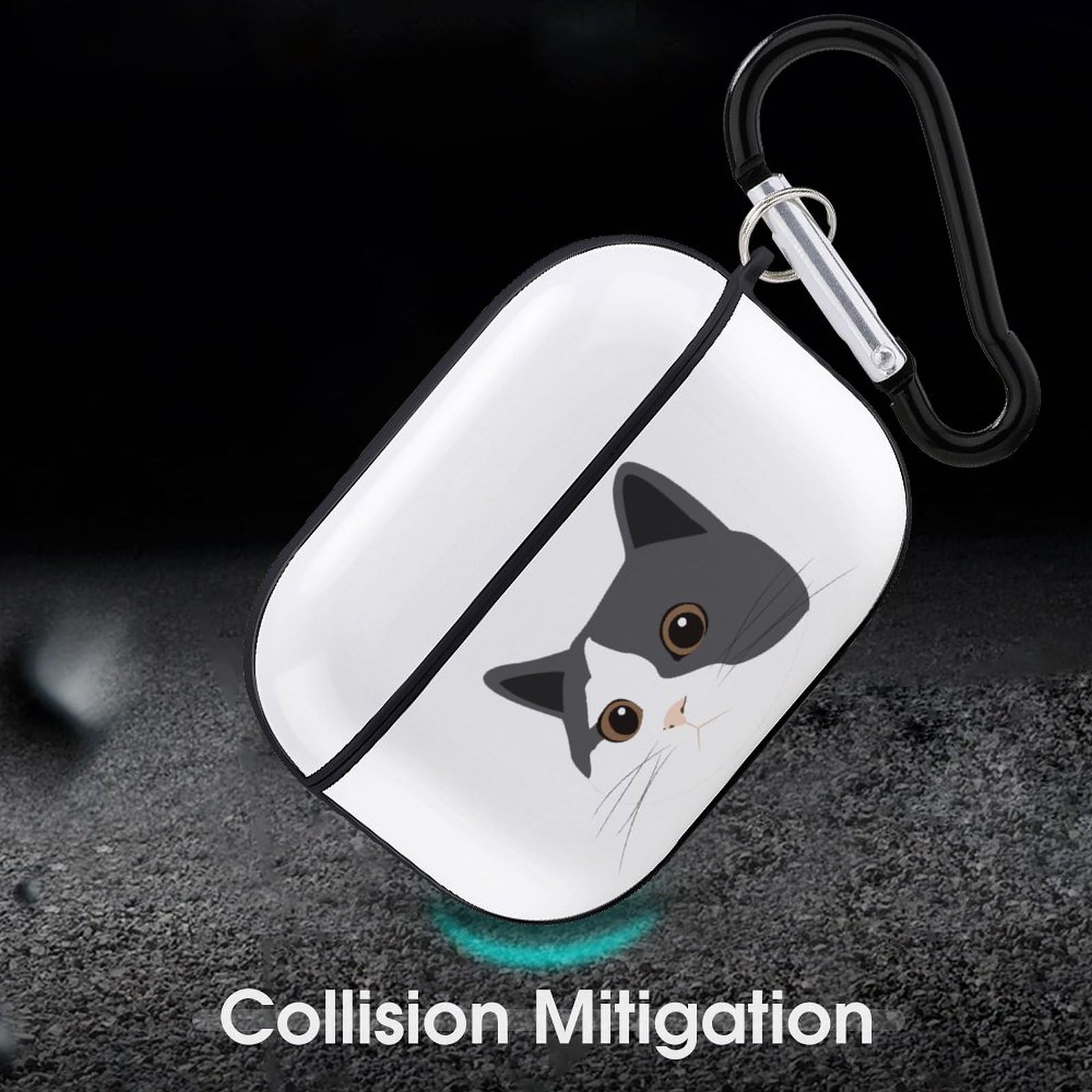 Amazon | AirPods Proケース 萌え 猫 ネコ柄 AirPods Proカバー