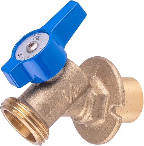 Miniatura 2 de Hausen 12 pulg. y 34 pulg. Latón 14 Giro Espiga x Sillcock, paquete de 5