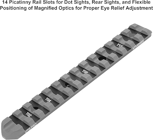 Miniatura 3 de UTG PRO Montaje de riel Picatinny modelo 870 (TM) fabricado en EE. UU