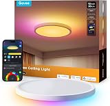 Govee Plafonnier LED RGBIC, 2400LM Ronde Plafonnier Intelligent, 30cm, 24W - 1
