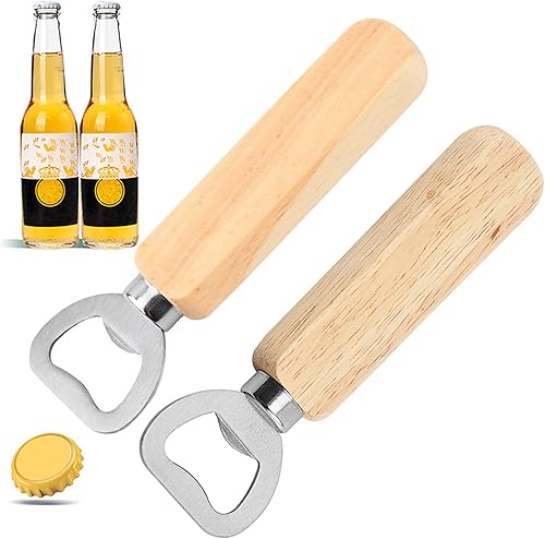 Miniatura 4 de Regalo personalizado para el día del padre, abrebotellas de madera, logotipo impreso a granel, abrebotellas de acero inoxidable, regalo para los