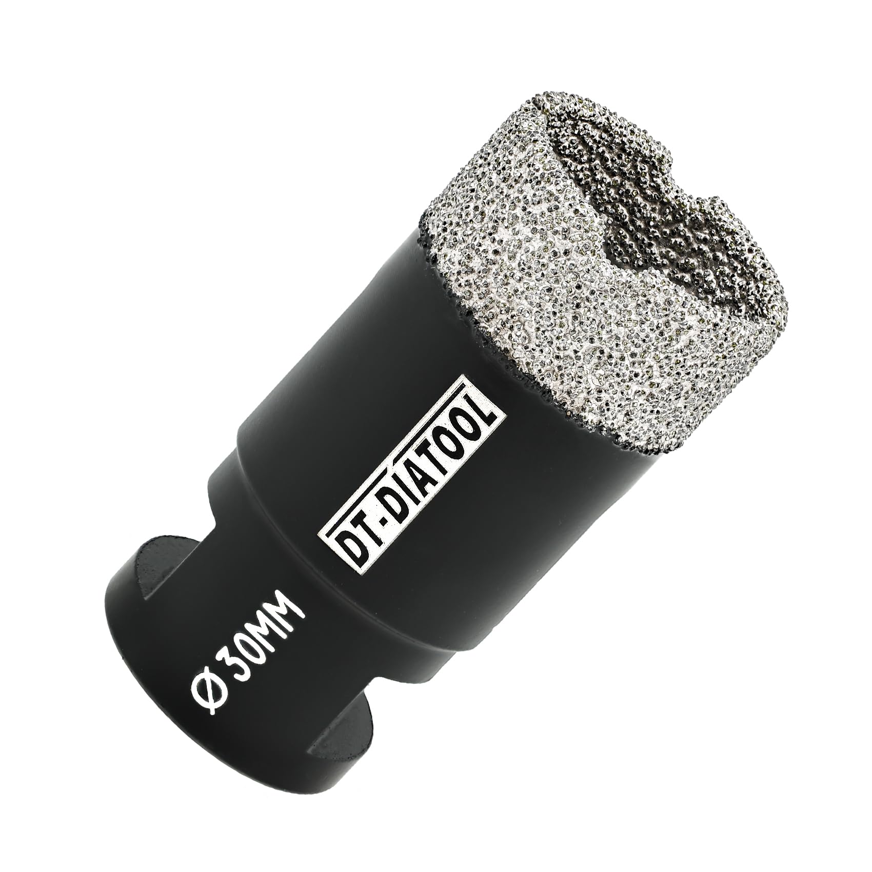 Dt-Diatool Black Diamond Drill Bit 30Mm Hole Saw For Dry Drilling Tile Porcelain Marble Ceramic Granite