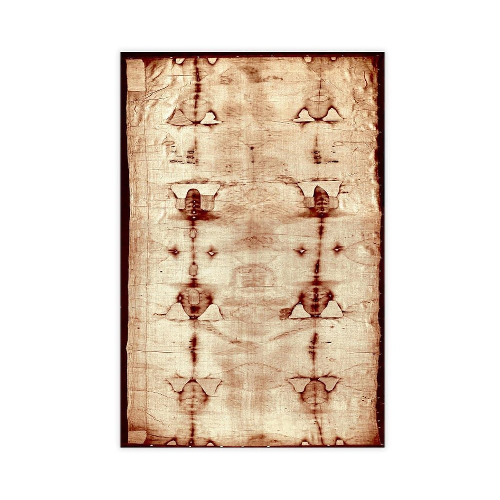 Full Shroud of Turin Jesus Christ Burial Cloth Canvas Art Poster And Wall Art Picture Print Modern Family Bedroom Decor 12x18inch(30x45cm)