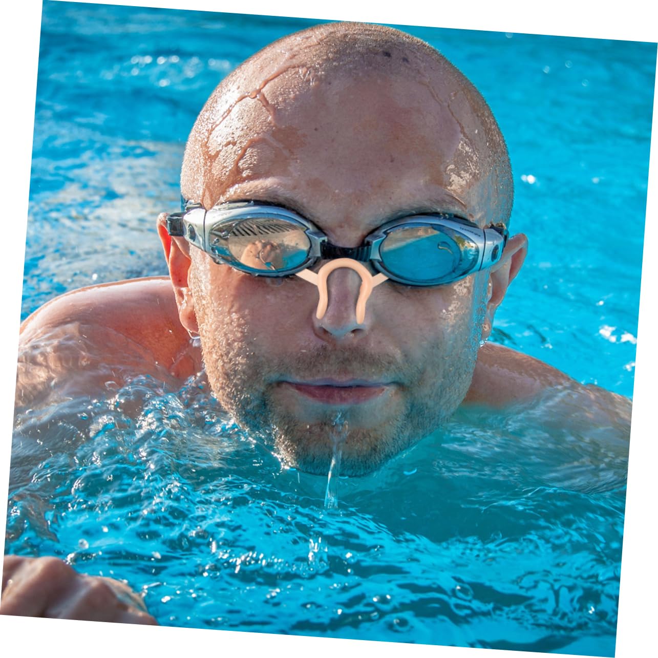 INOOMP 20 Pezzi Clip per Naso per Nuoto Clip per Naso Anti-Soffocamento Clip per Naso Stabili Clip per Naso in Silicone Fascette per Naso per Nuoto Accessori per Il Nuoto Anti-Caduta con