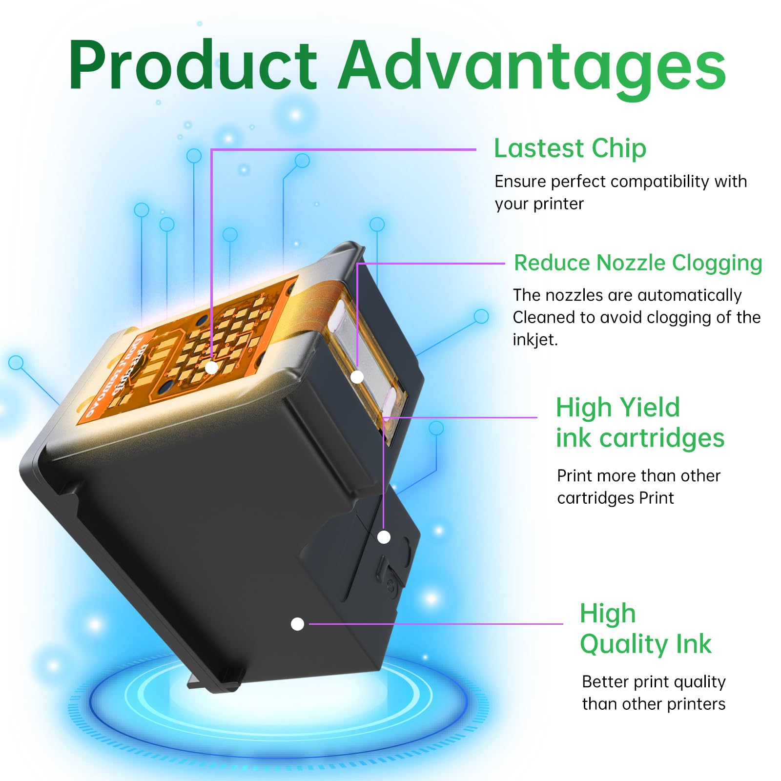 Lemero PG 575XL CL-576XL Cartucce compatibili con cartucce stampante Canon 575 576 XL confezione multipla PG 575 XL CL 576XL per Canon TR4750i TR4751i TS3550i TS3551i (nero/colore,2-pack)