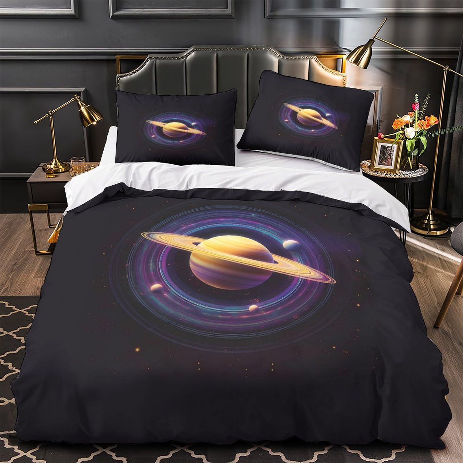 Housse de couette espace 3D créez un cocon de douceur cosy dans votre chambre