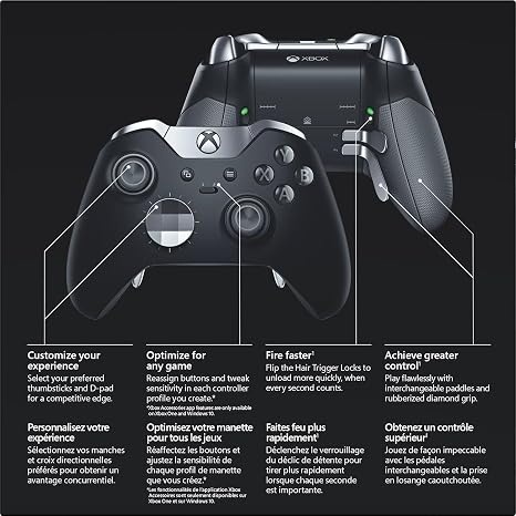 Microsoft Elite Series 2 Controller - Starter Bundle