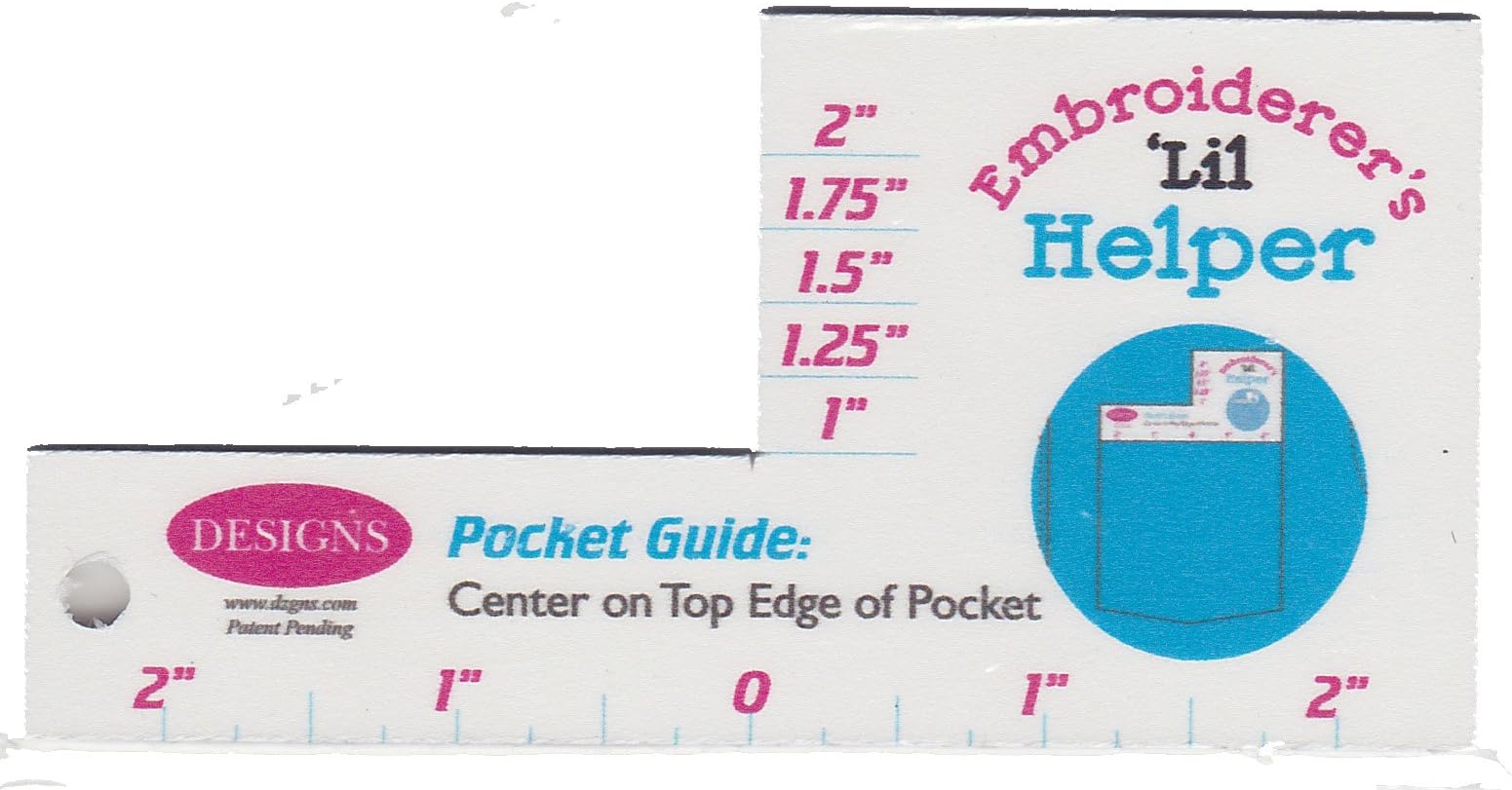 Designs Embroiderer's 'Lil Helper - Above Pocket Embroidery Placement Tool Guide, Multicolor, 00