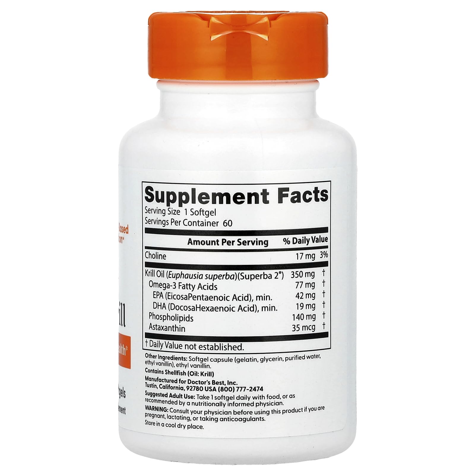 Vera Krill, 350 mg, 60 capsule in gel morbido – medico best