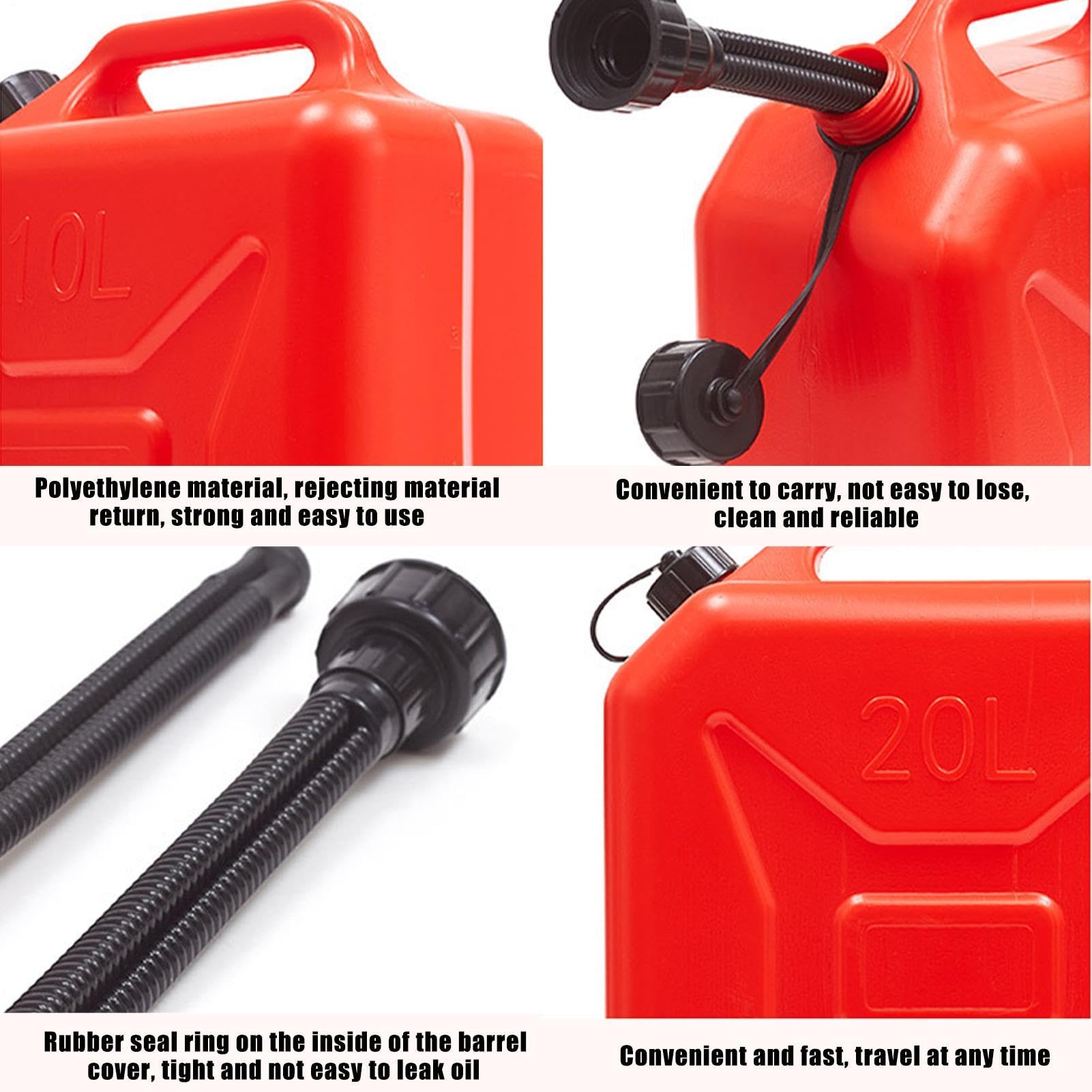 Tanica olio combustibile da riscaldamento Serbatoio Olio Liquido | barile ispessito Per Il Rifornimento Di Benzina Per Auto, Moto, Camion, Barche, Tosaerba E Trattori, Con Capacità A Scelta 5