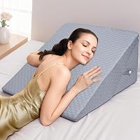 INFANZIA Állítható Ékpárna Magas Sűrűségű Habból, Ergonomikus Olvasópárna Ágyhoz és Kanapéhoz 1