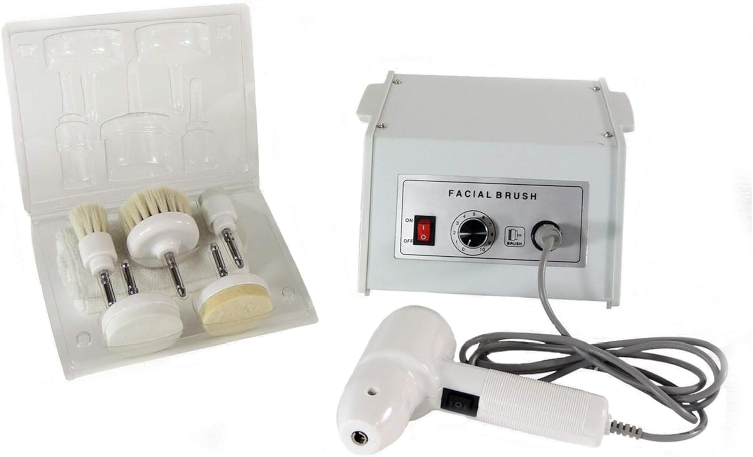 eMark Beauty A14 Facial Machine with High Frequency, Aromatherapy Steamer, Galvanic, Vacuum Extractor- TLC-A14-Facial