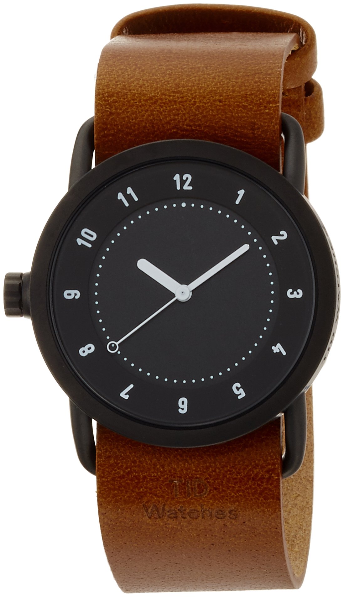 Amazon.co.jp: [ティッド] 腕時計 デザイナーズウォッチ レザー 引き  