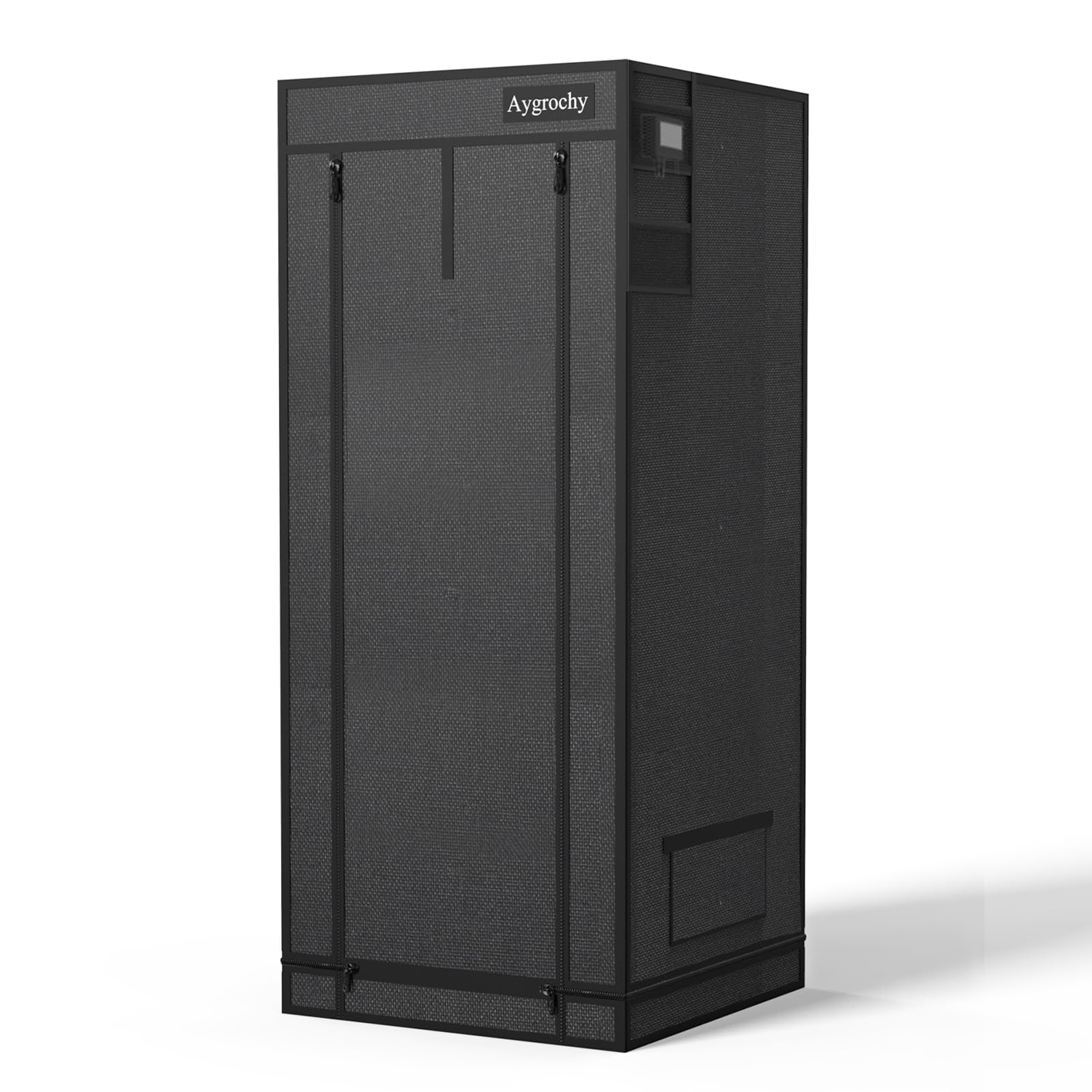 Aygrochy Grow Tent 60 x 60 x 160 cm, Indoor Grow Tent with Reflective Mylar Grow Tents, Removable Base Tray, for Plants Growing Room