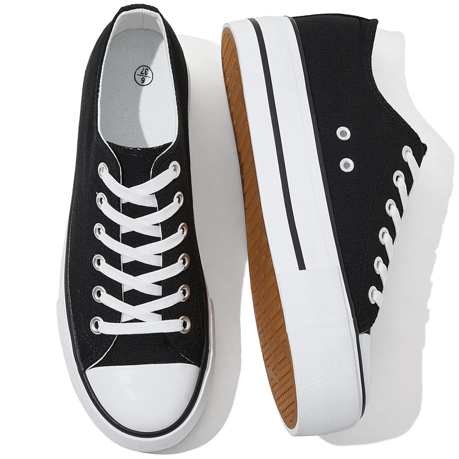 platform low top sneakers