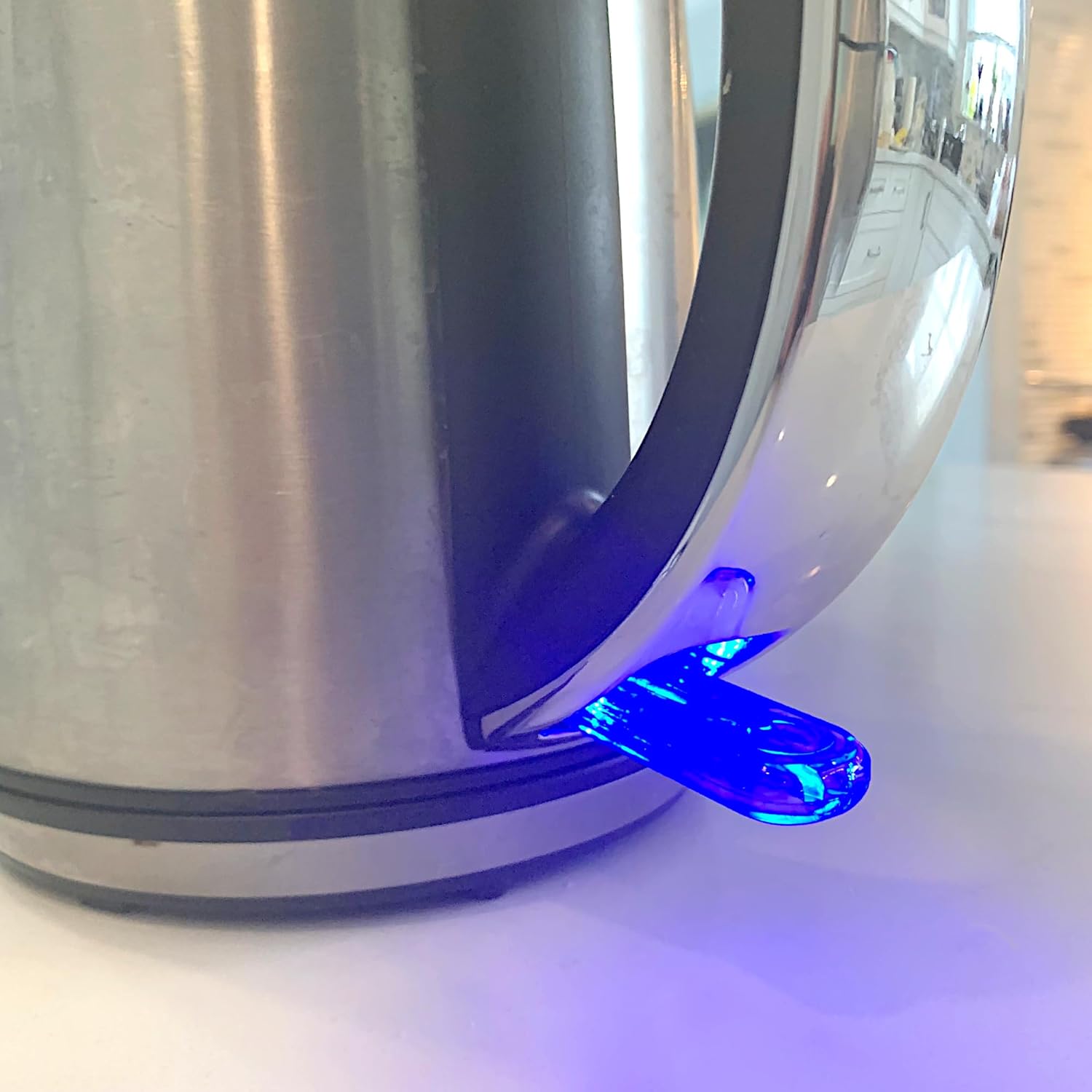 Chantal Electric Kettle with blue indicator light on