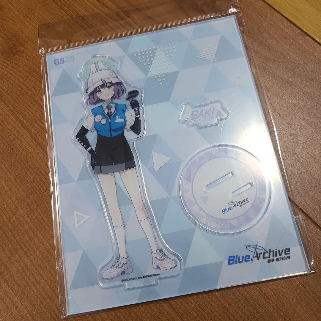Amazon.co.jp: 韓国限定 GS25 ブルアカ サキ 韓国 アクリルスタンド