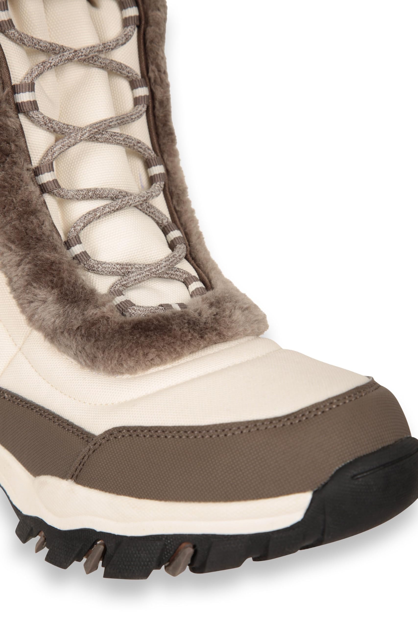 Mountain Warehouse Ohio Damen-Schneestiefel – Schneesichere Damen-Kunstfellschuhe, Getestet bis –20 °C, IsoTherm – Winter, Skifahren, Wintersport, Wandern